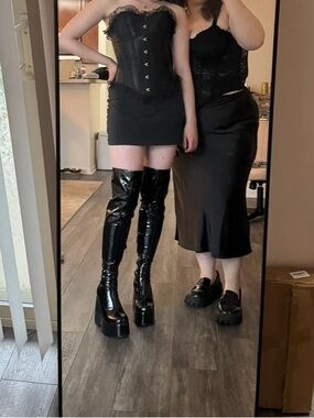 ETANA THIGH HIGH PLATFORM BOOTS